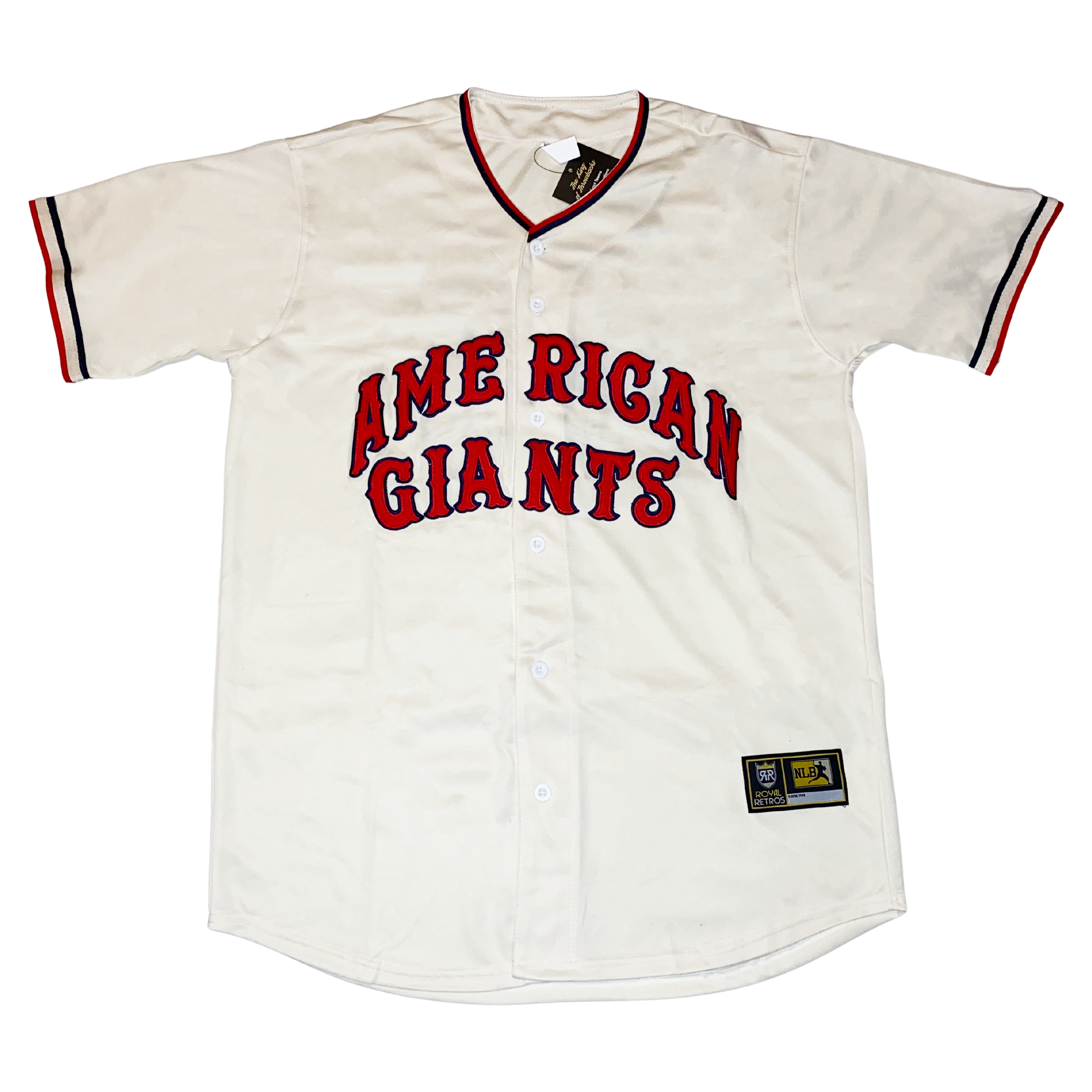 Headgear Men's Jersey Negro League Baseball Chicago American Giants  1910-1952