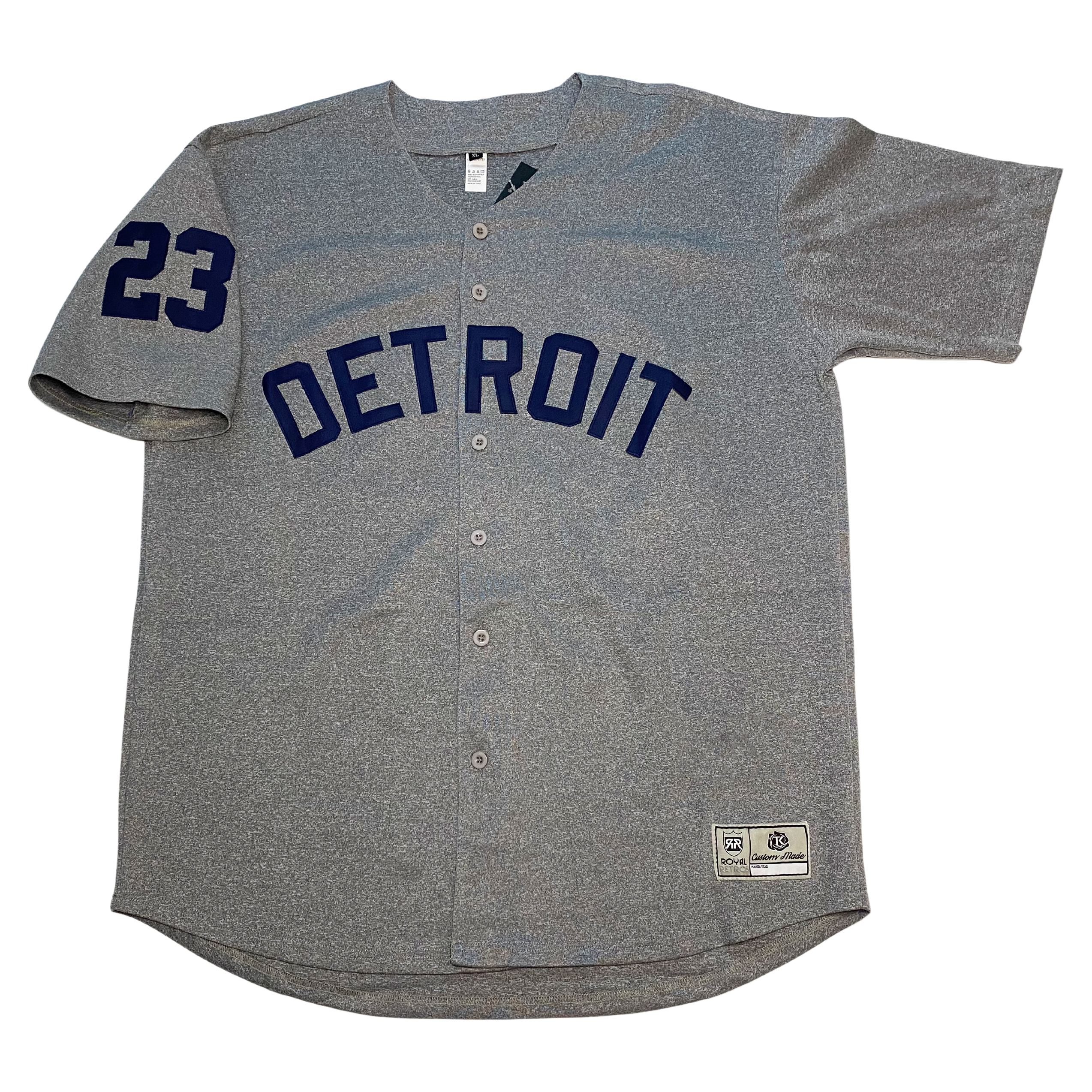 Detroit Baseball Jersey – Royal Retros