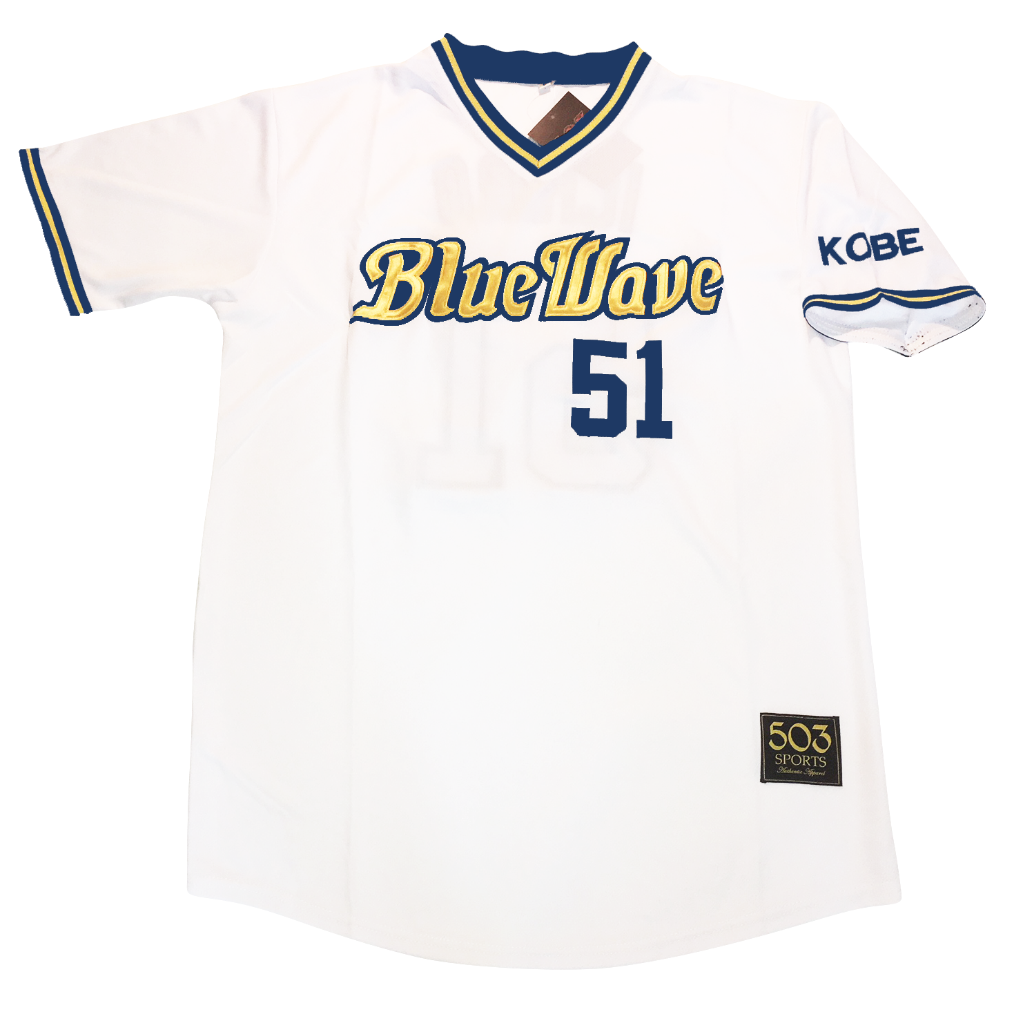 Royal White-Light Blue CUSTOM Baseball Jersey -  Worldwide  Shipping
