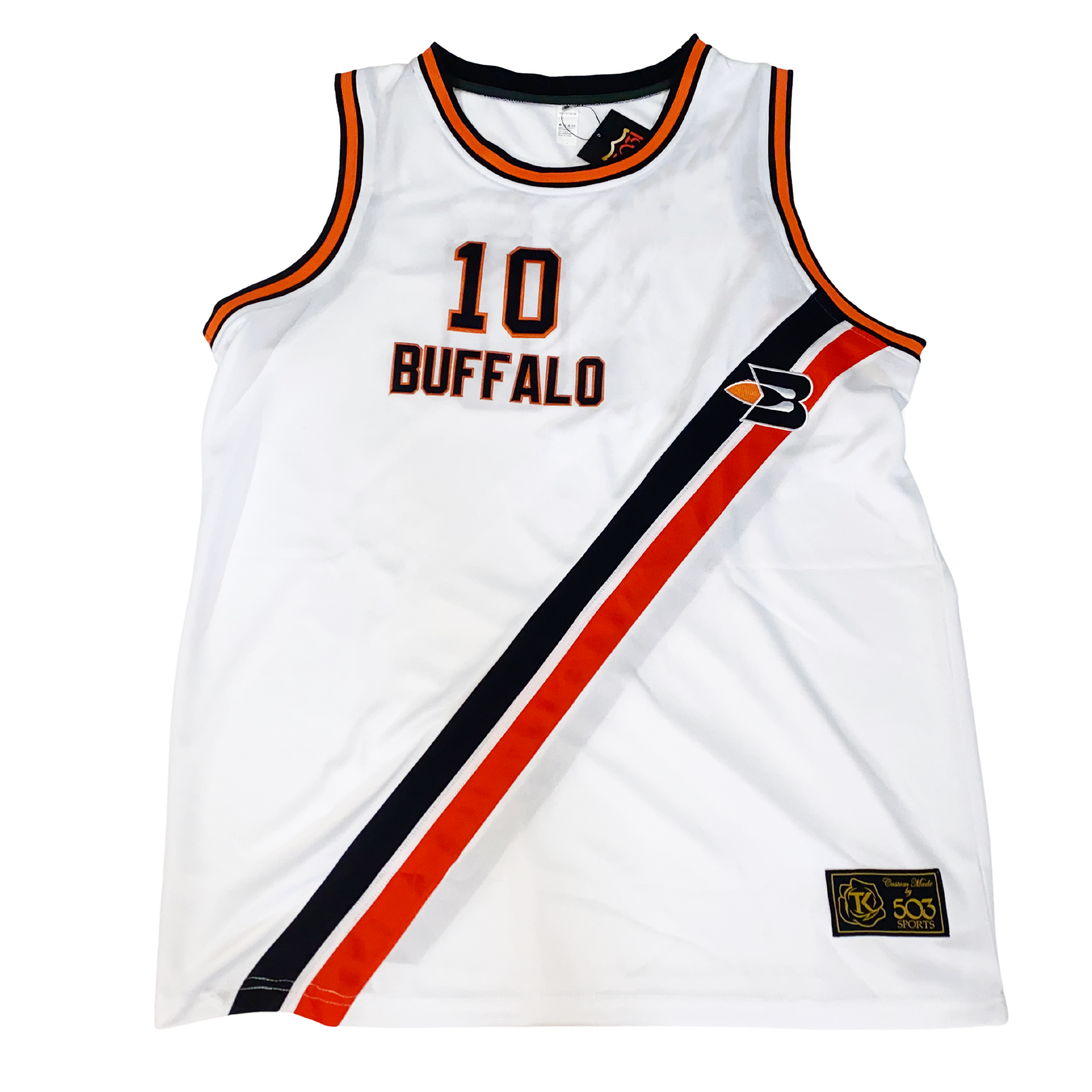 Buffalo Basketball Jersey - Blue - XL - Royal Retros