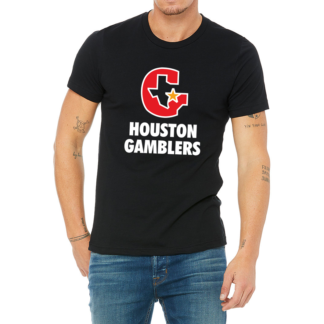 houston gamblers t shirt