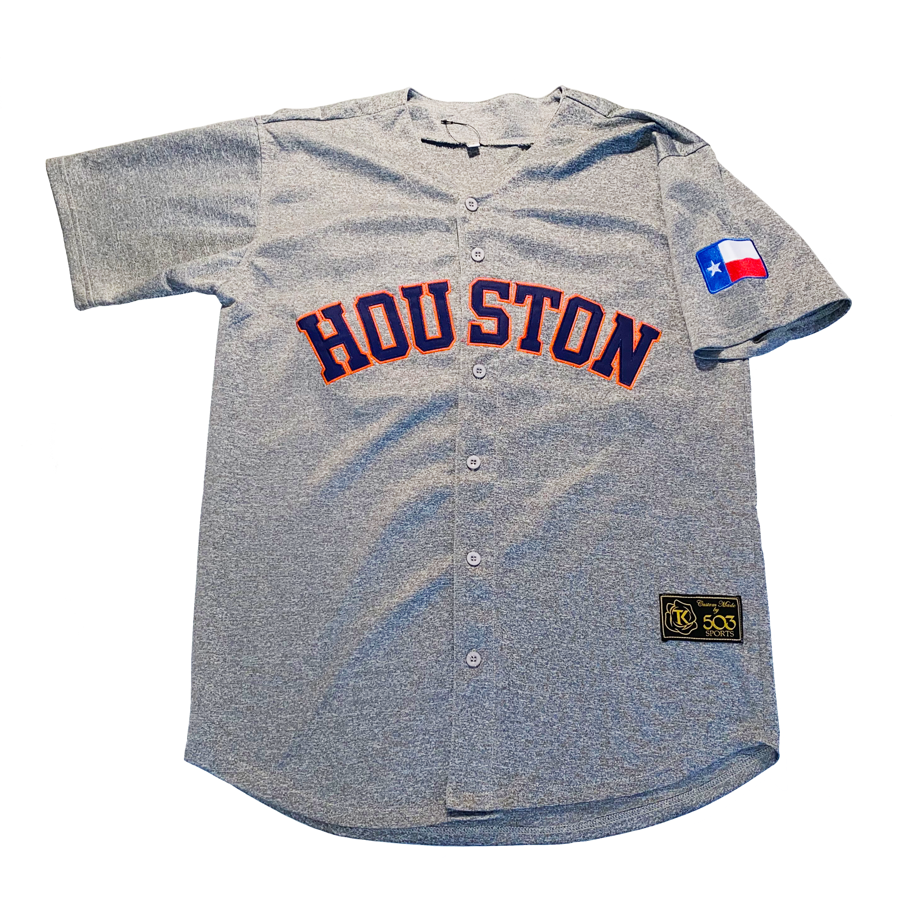 Houston Astros Majestic Youth Custom Roster Name & Number T-Shirt