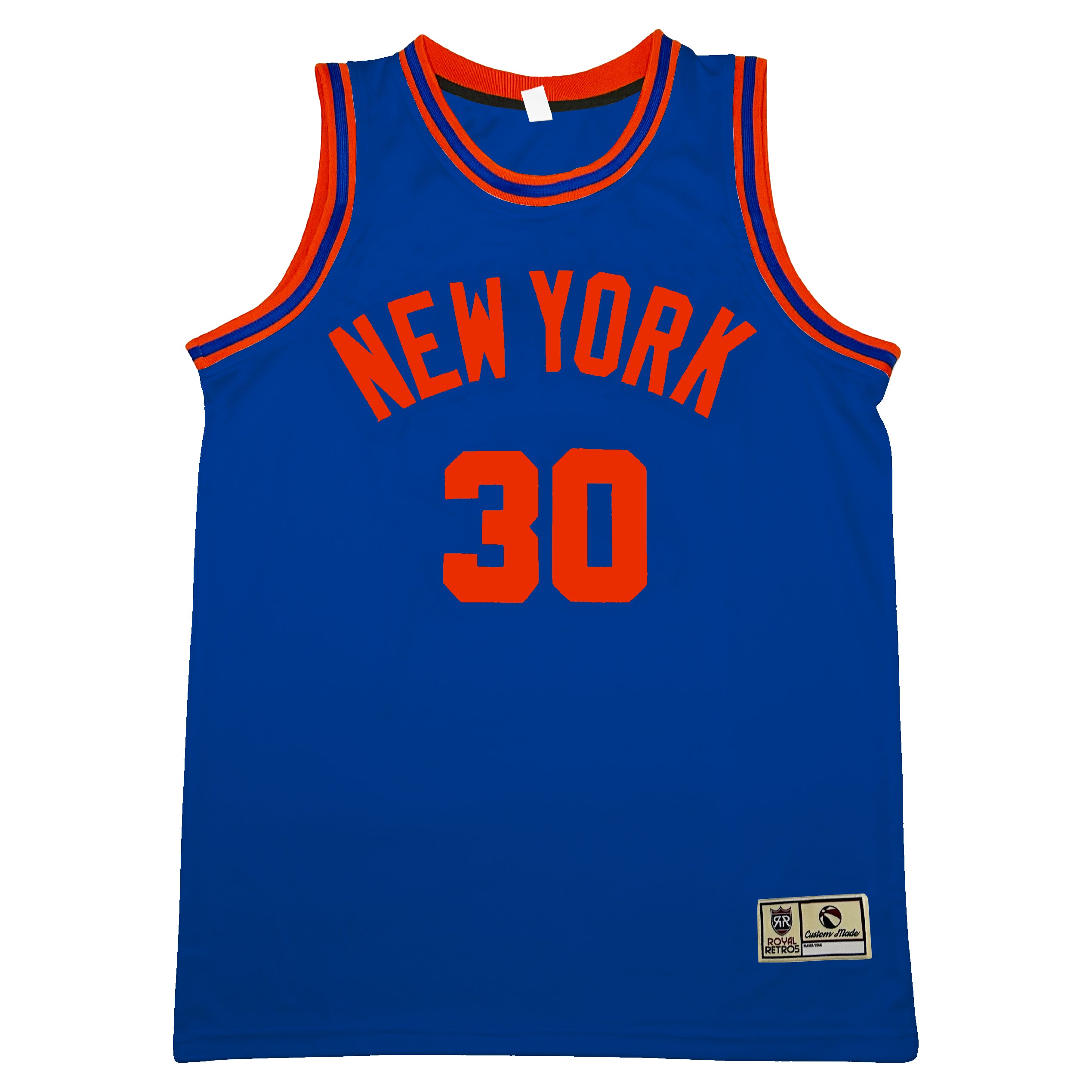 New York Cream Collection Basketball Jersey - 5XL - Royal Retros