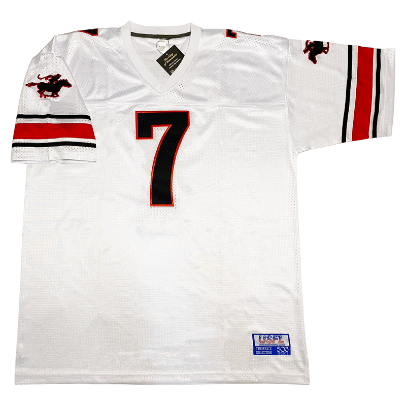 Houston Gamblers Usfl Remix Jersey - White - XL - Royal Retros