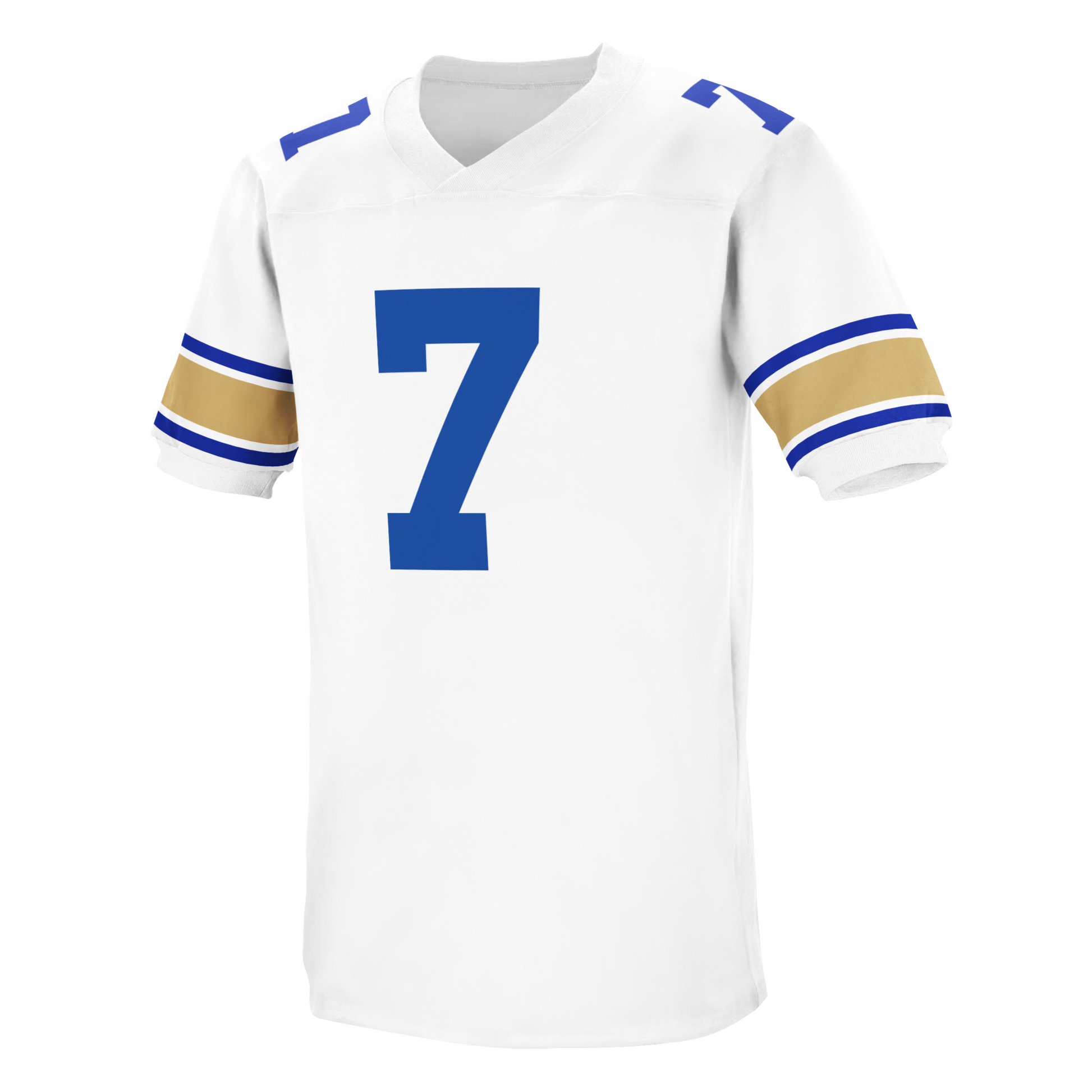 1970s winnipeg blue bombers throwback jersey white with blue #7 Royal Retros