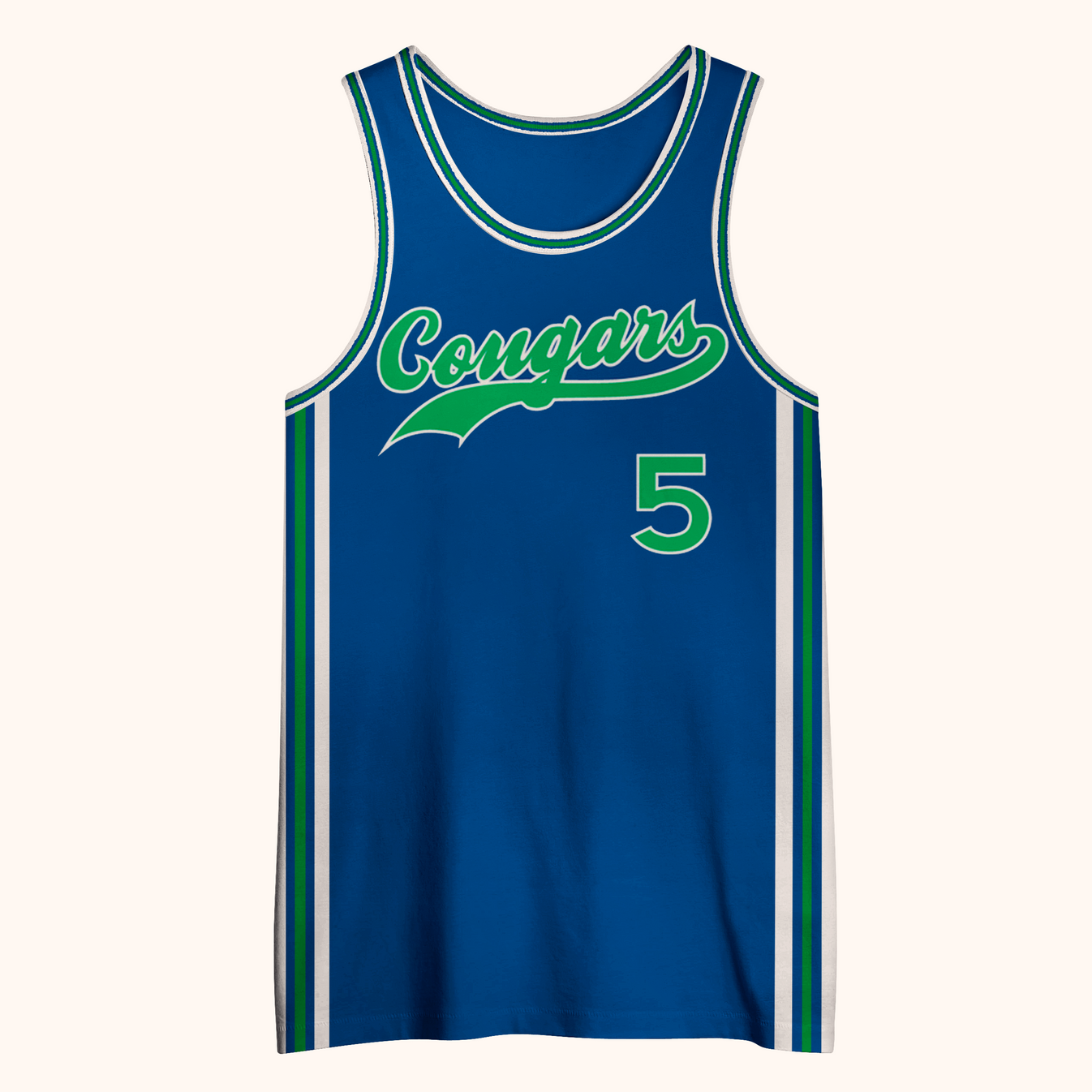 Carolina Cougars Jersey – Royal Retros