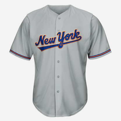 New York Script Baseball Jersey
