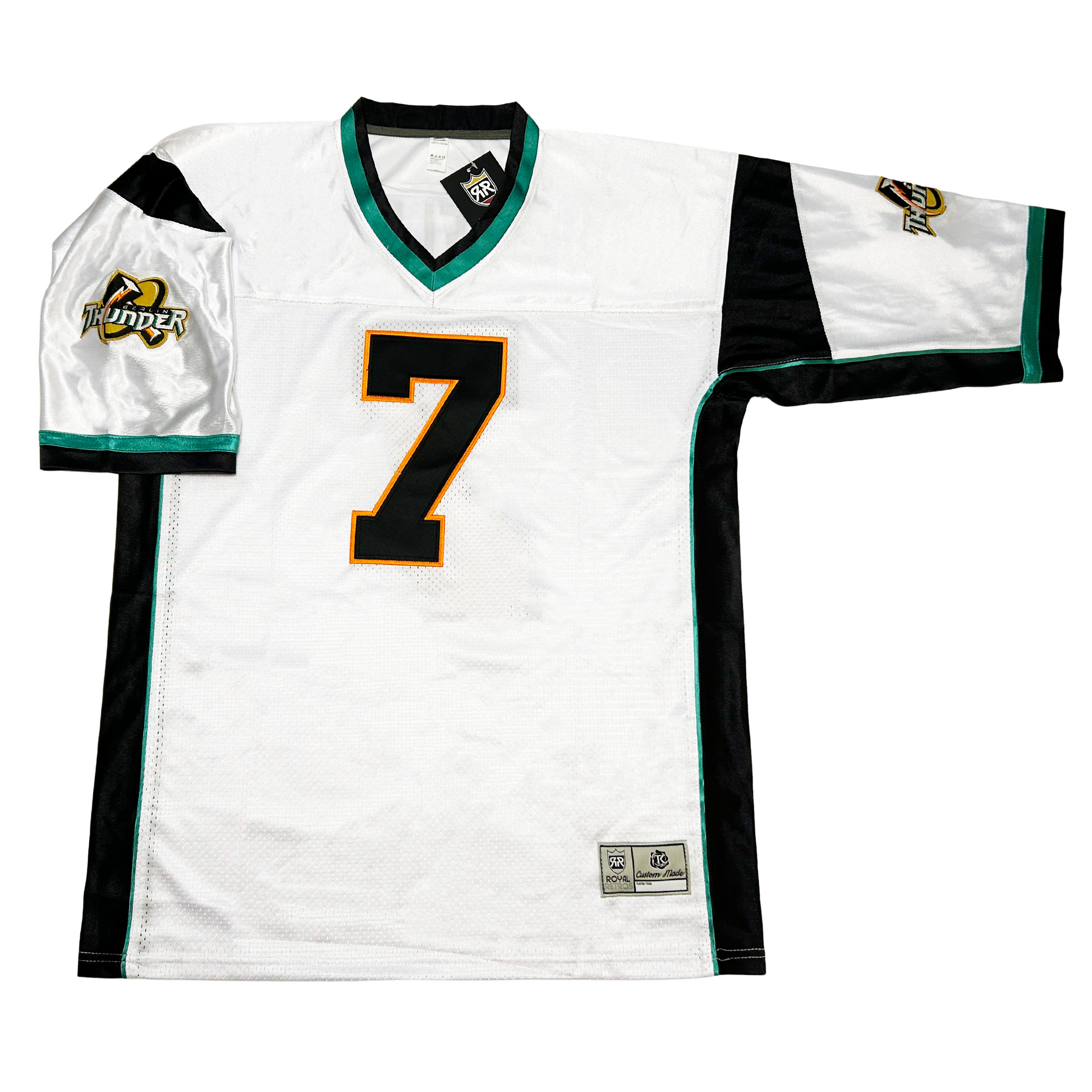 Berlin Thunder WLAF jersey front white  Royal Retros