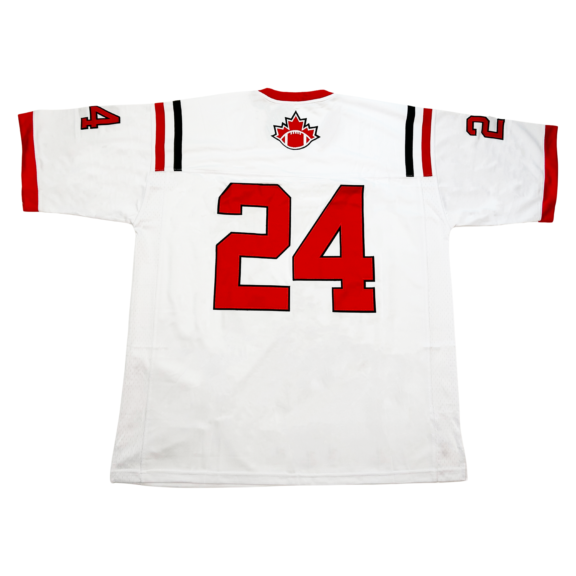 2024 Team Canada Football Jersey white back Royal Retros