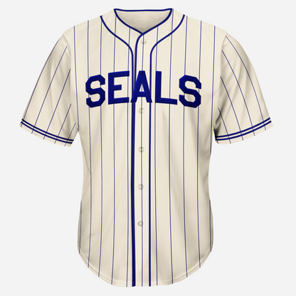 San Francisco Seals Baseball Jersey - Gray (1939) - 2XL - Royal Retros