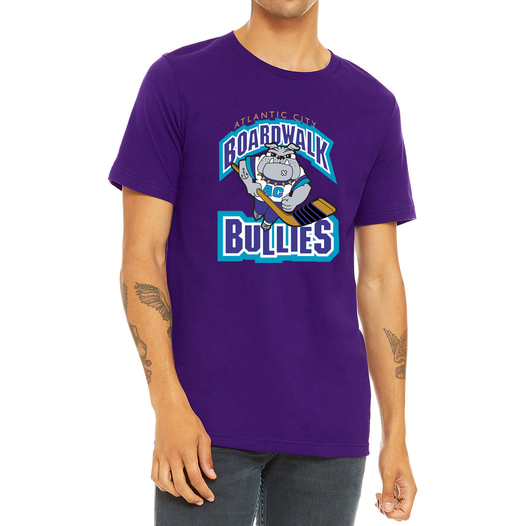 Atlantic City Boardwalk Bullies T-Shirt purple Royal Retros