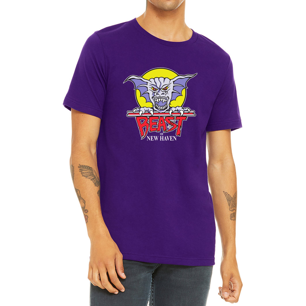 The Beast of New Haven T-Shirt purple Royal Retros