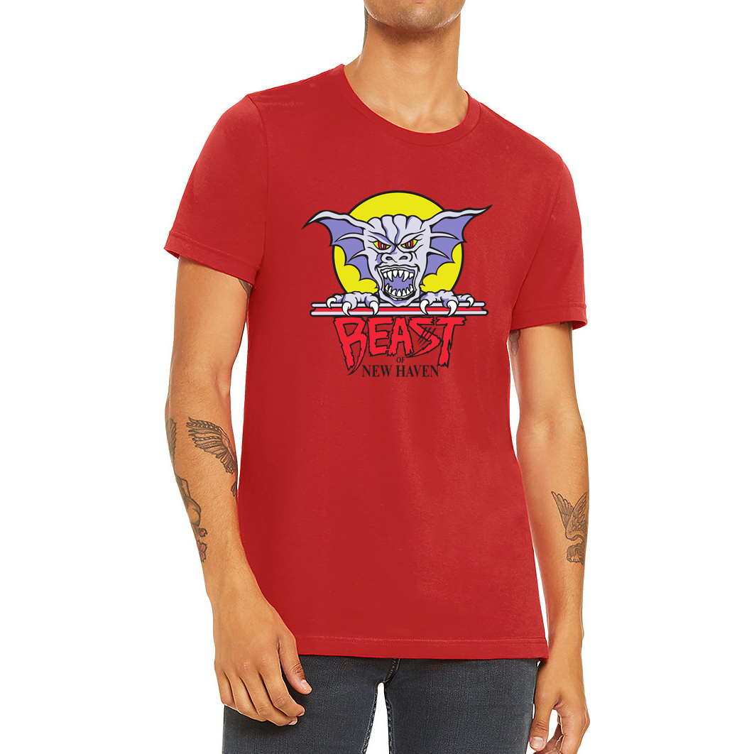 The Beast of New Haven T-Shirt Red Royal retros