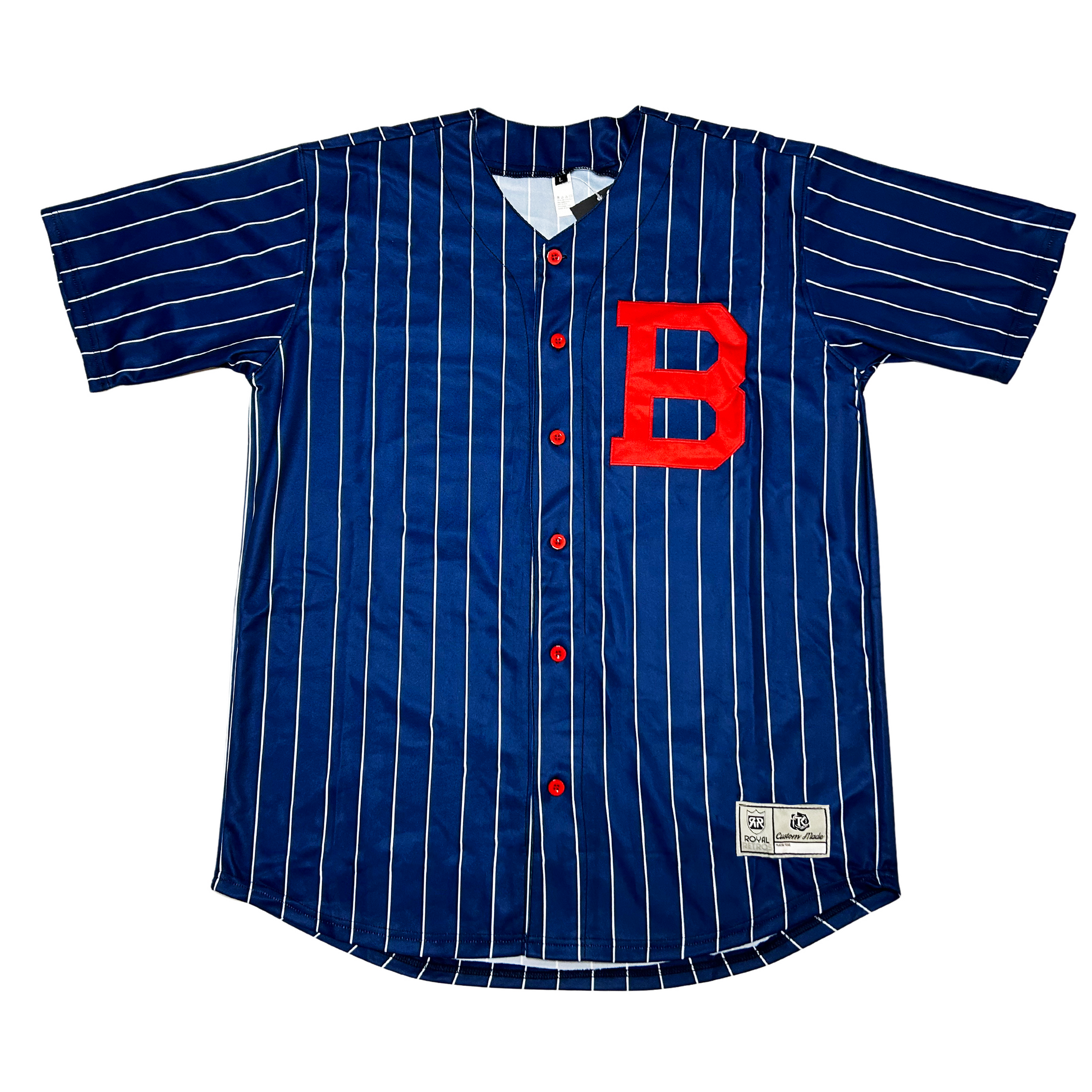 Classic B Baseball Jersey – Royal Retros