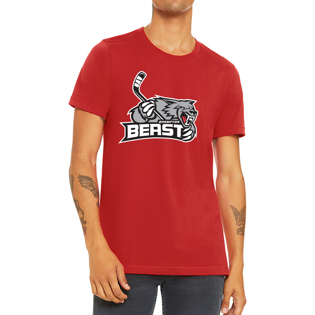 Brampton Beast T-Shirt red Royal Retros