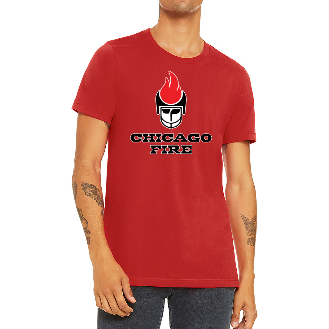 Chicago WFL Fire T-Shirt red Royal Retros