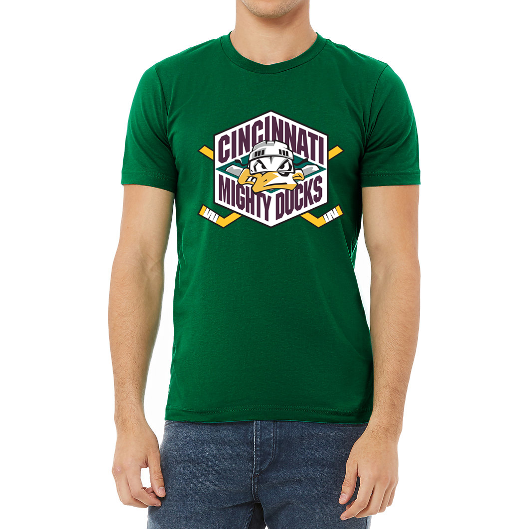 Cincinnati Mighty Ducks T-Shirt green Royal Retros