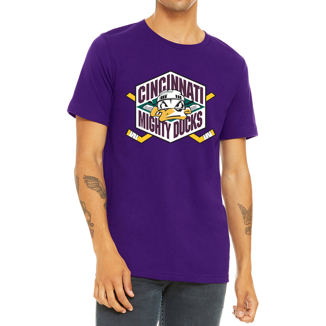 Cincinnati Mighty Ducks T-Shirt purple Royal Retros