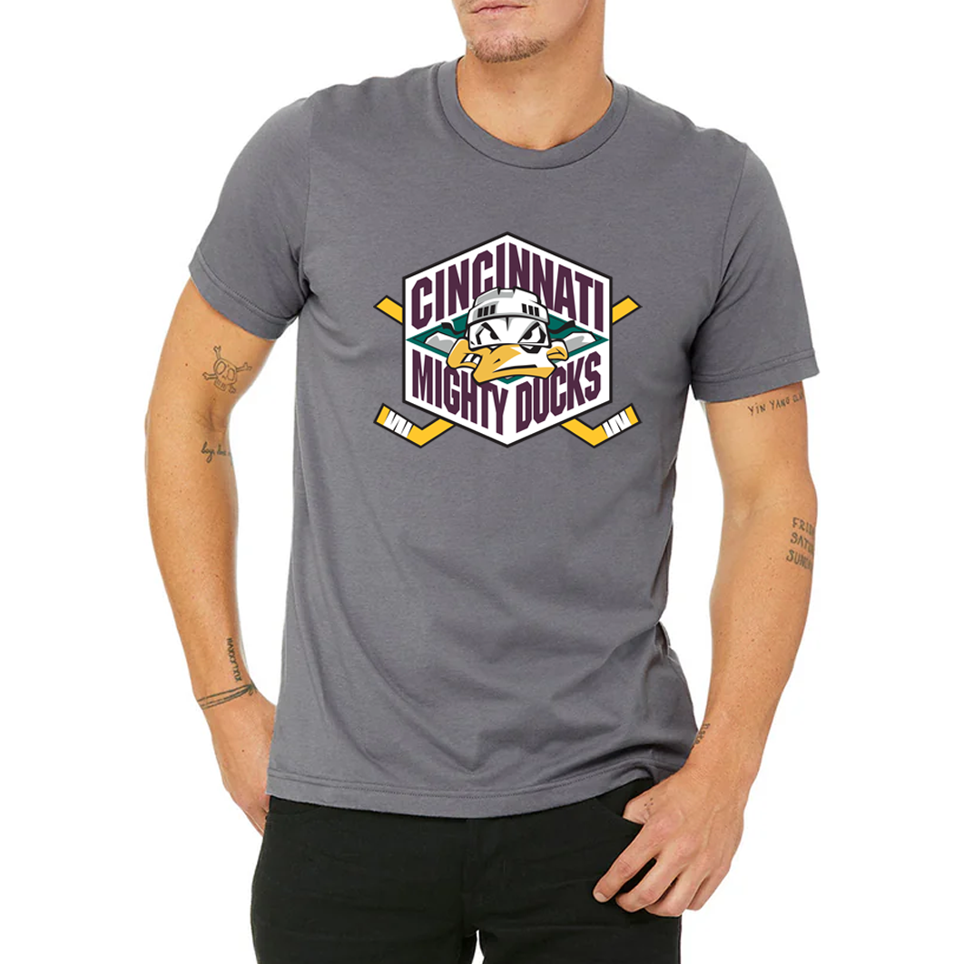 Cincinnati Mighty Ducks T-Shirt grey Royal Retros