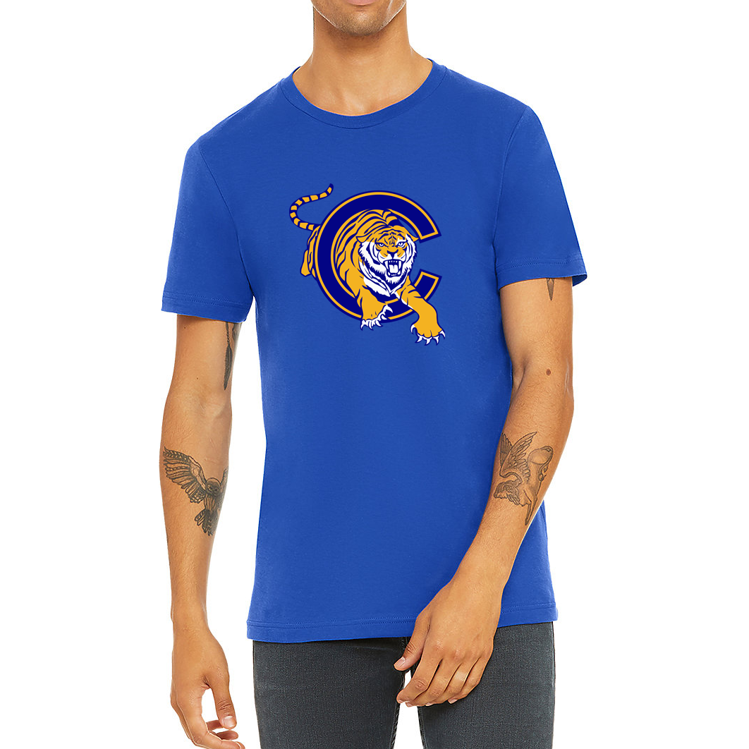 Cincinnati Tigers Hockey T-Shirt blue Royal Retros
