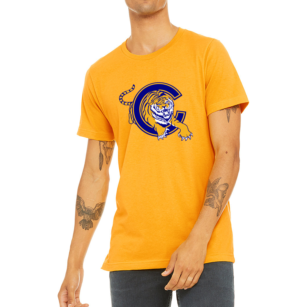 Cincinnati Tigers Hockey T-Shirt gold Royal Retros