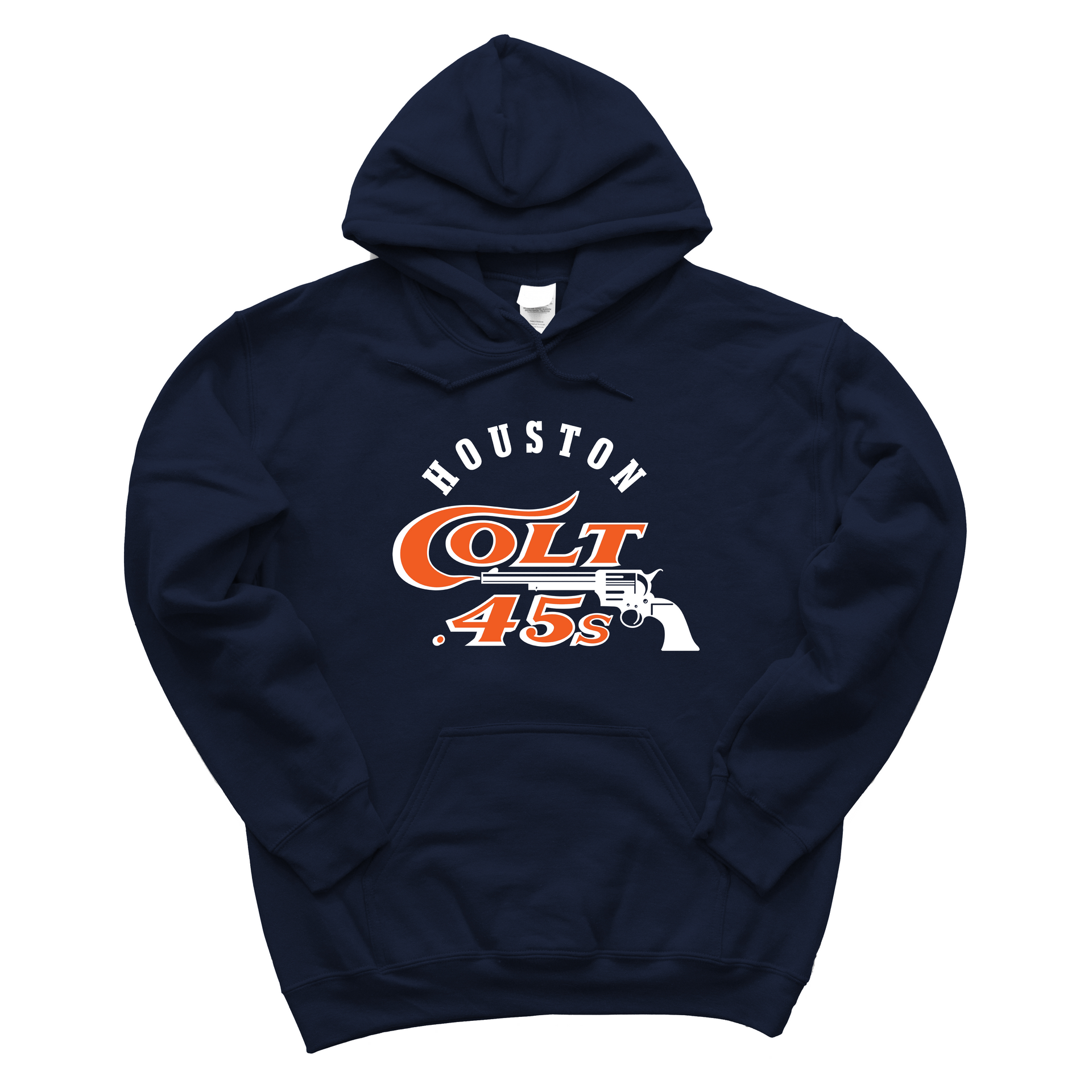 503 Sports Houston Colt 45's Hoodie - Classic Navy - Cotton - XXL (2XL) - Royal Retros