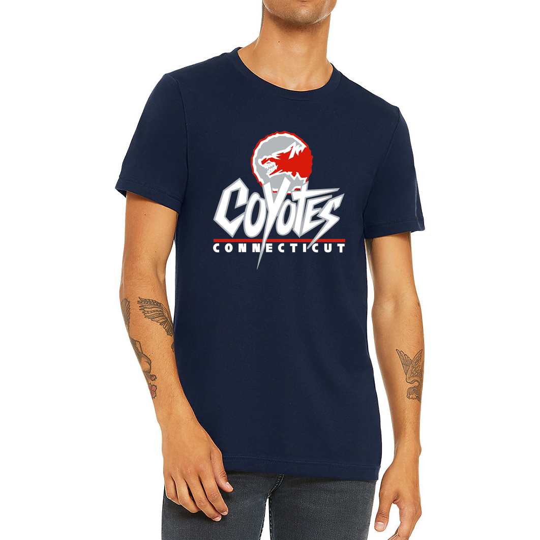 Connecticut Coyotes T-Shirt navy Royal Retros