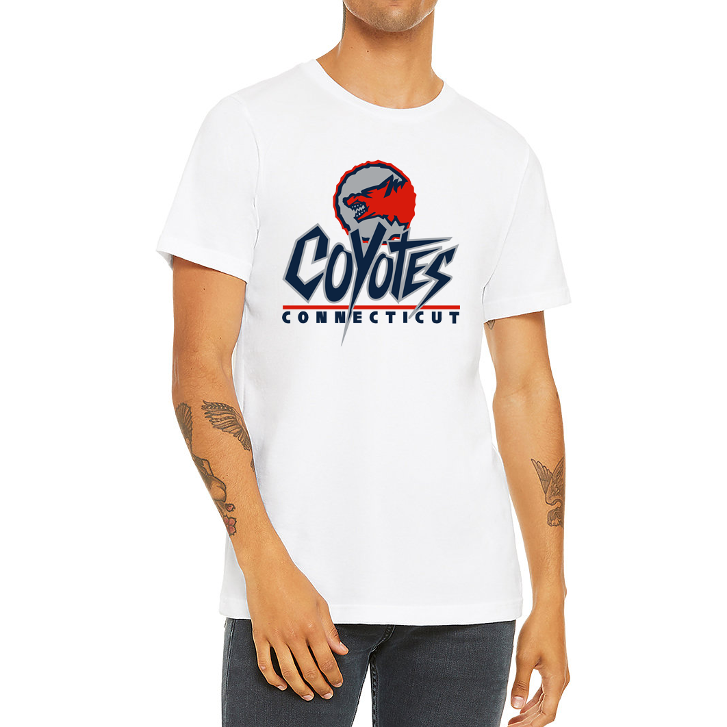 Connecticut Coyotes T-Shirt white Royal Retros
