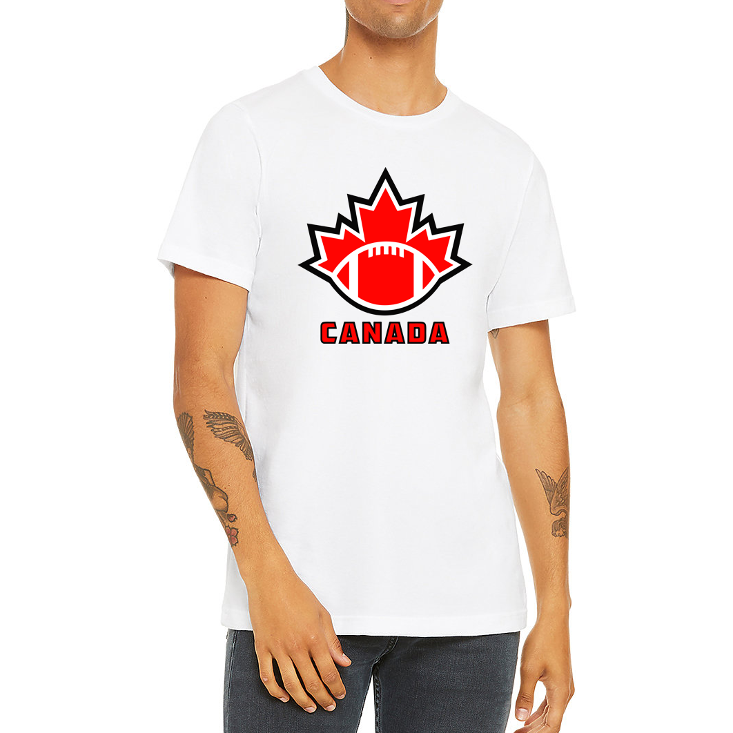 Football Canada T-Shirt white Royal Retros