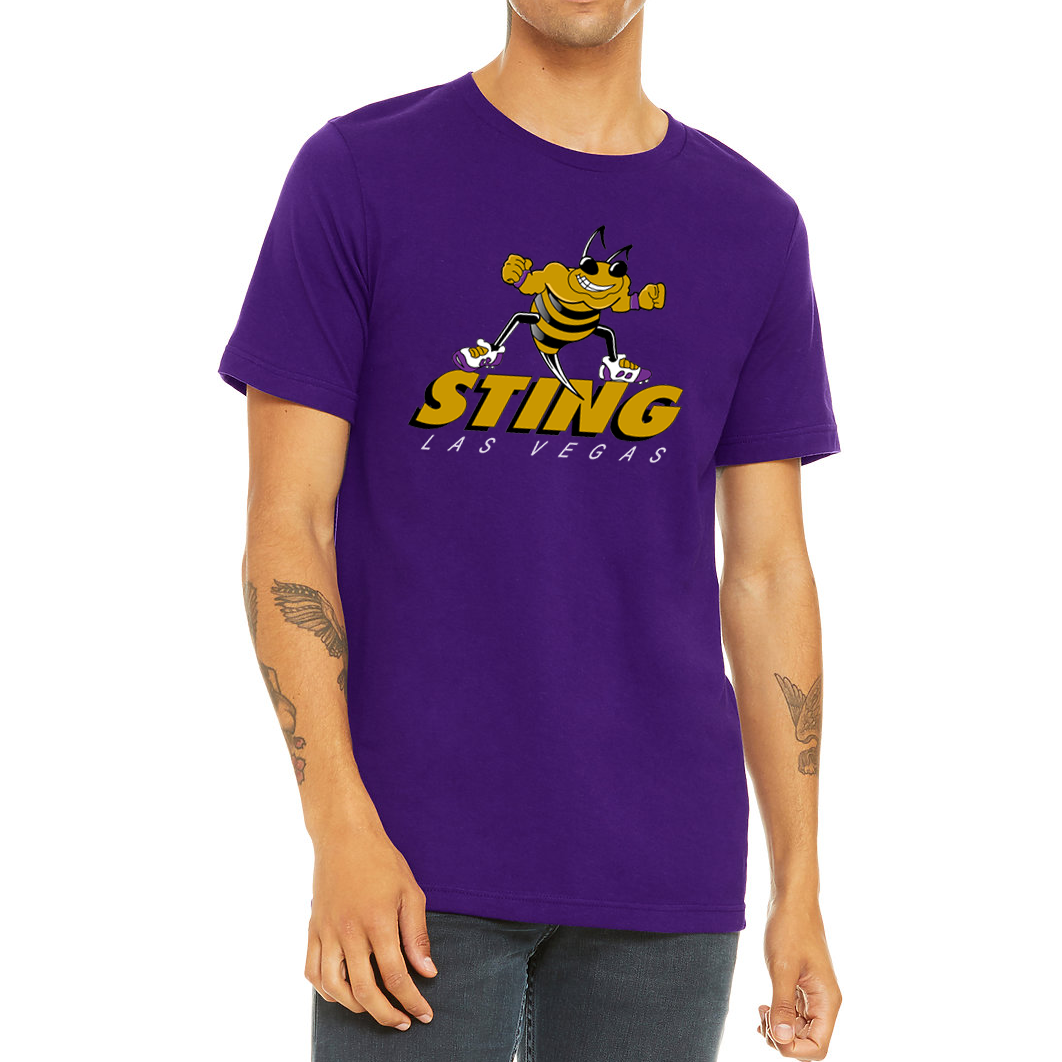 Las Vegas Sting T-Shirt purple Royal Retros