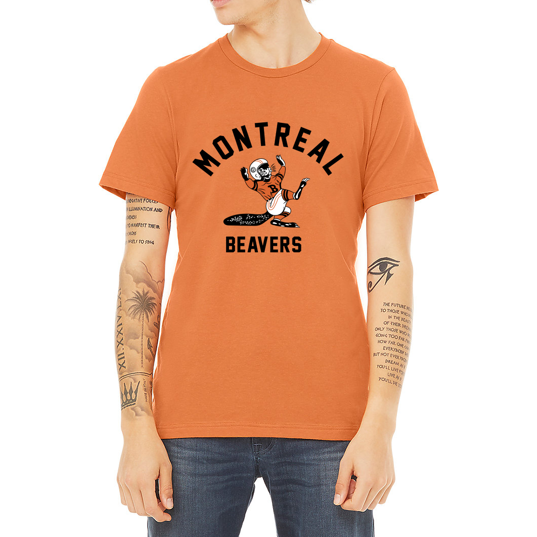 Montreal Beavers T-Shirt burnt orange Royal Retros