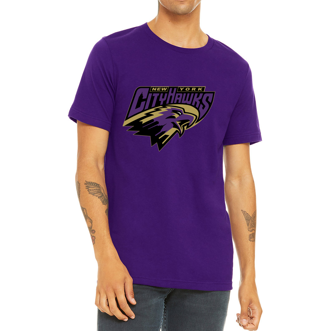 New York CityHawks T-Shirt purple Royal Retros