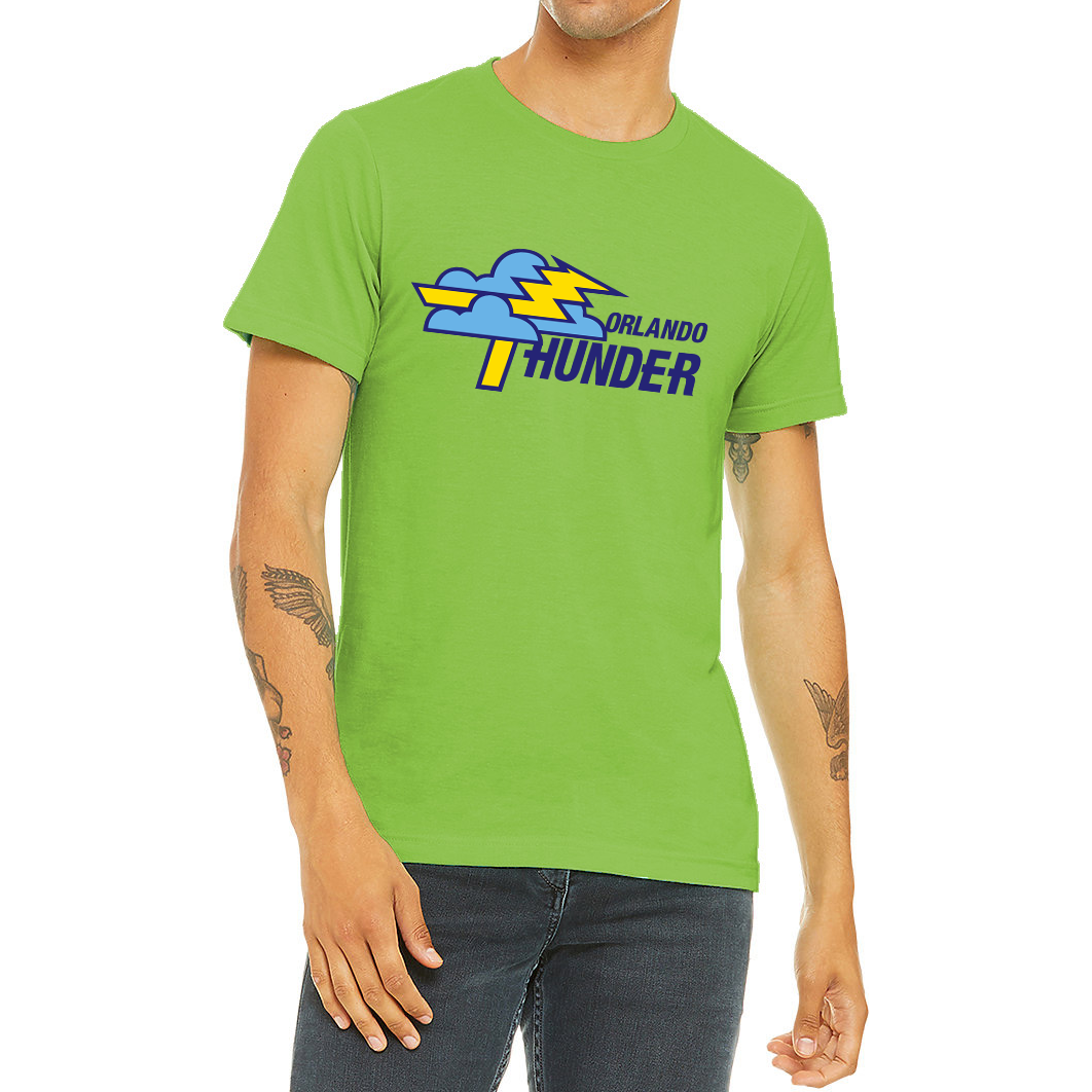 Orlando Thunder T-Shirt lime green Royal Retros