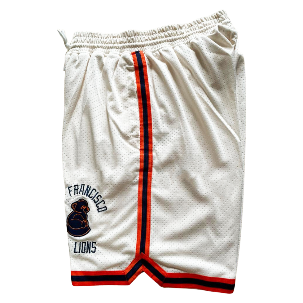 San Francisco Sea Lions Shorts side Bear logo Royal Retros