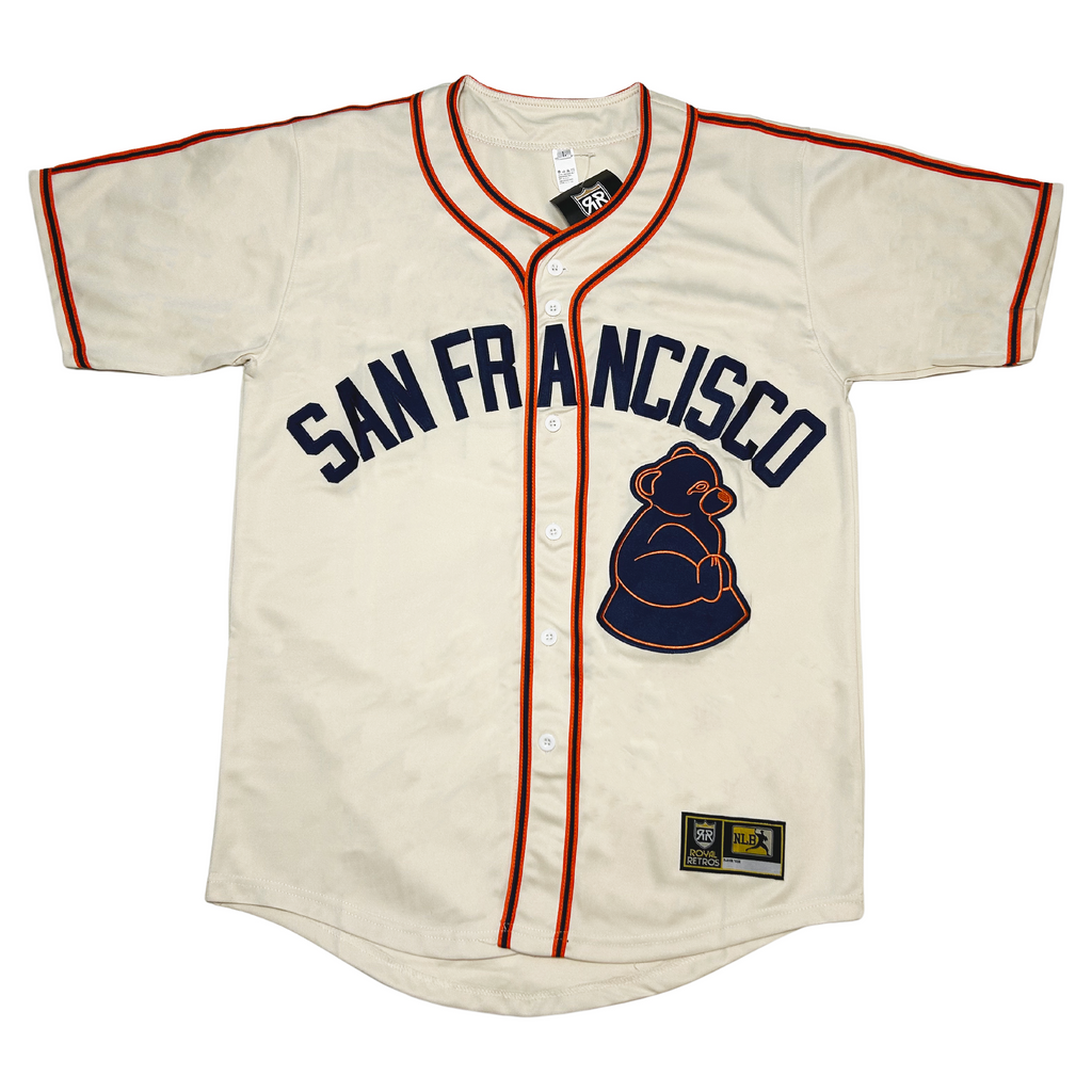 Seattle Pilots Jersey - Cream - 5XL - Royal Retros