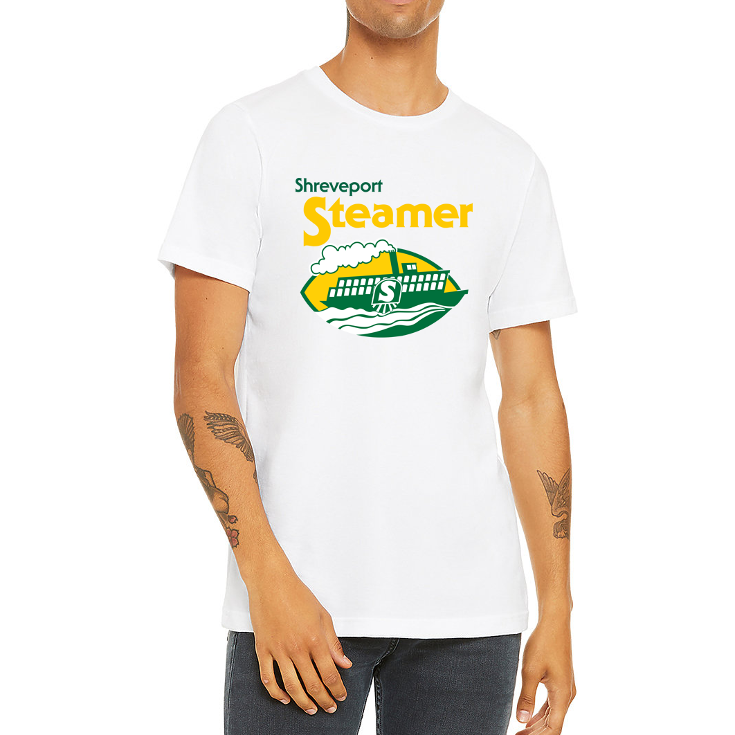 Shreveport Steamer WFL T-Shirt white Royal Retros