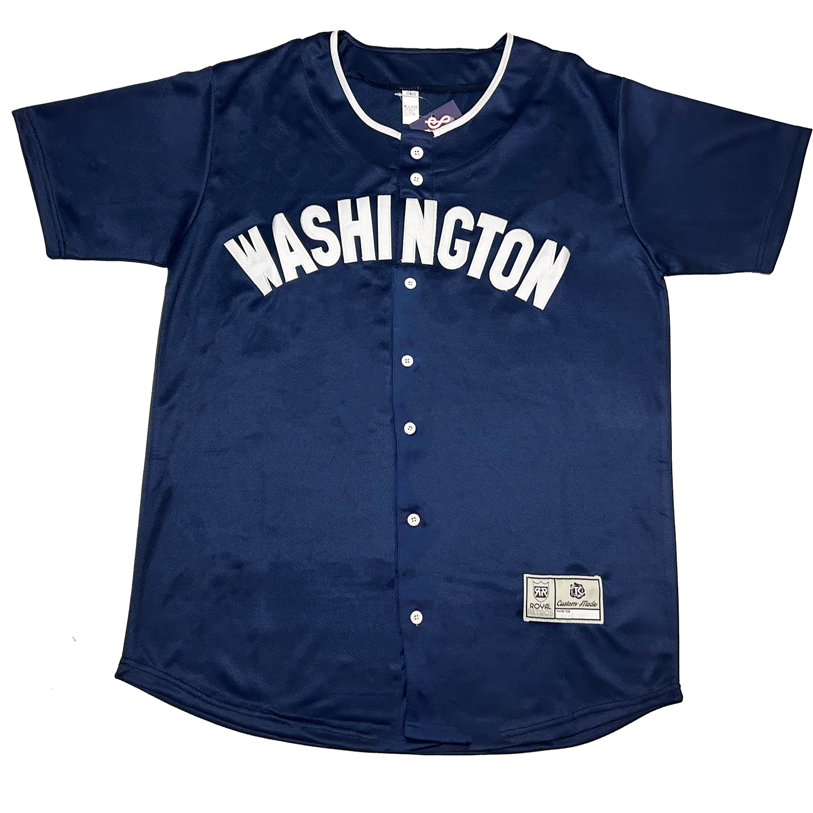  Custom Baseball Jersey, Printed Personalized Team Name Number  Logo, Navy White Pinstripe Red White Sports Uniform For Men Women Youth :  Handmade Products