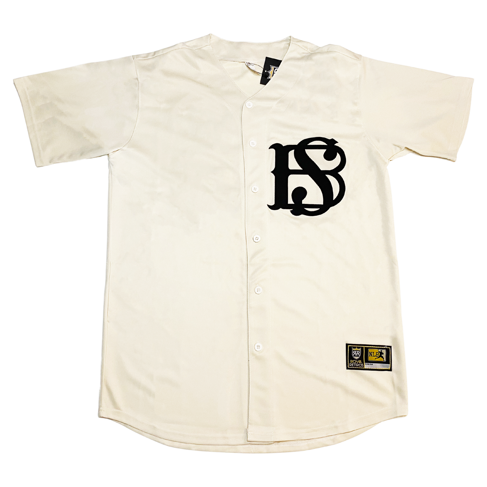 Black Sox Custom Baseball Jersey #1b