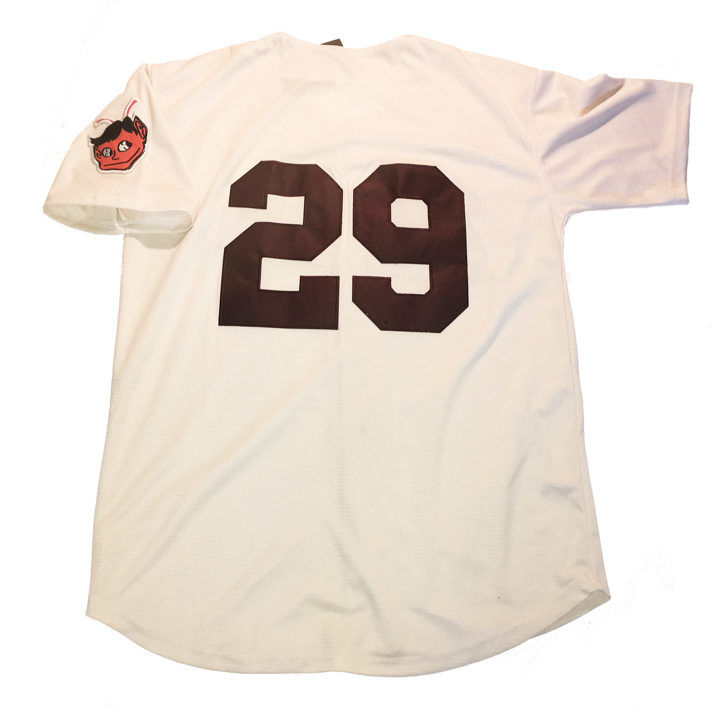 Satchel Paige # 29 1953 St. Louis Browns MLB Jersey - Size 48