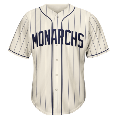 Throwback Nal Kansas City Monarchs Buttonup Baseball Jersey As-is