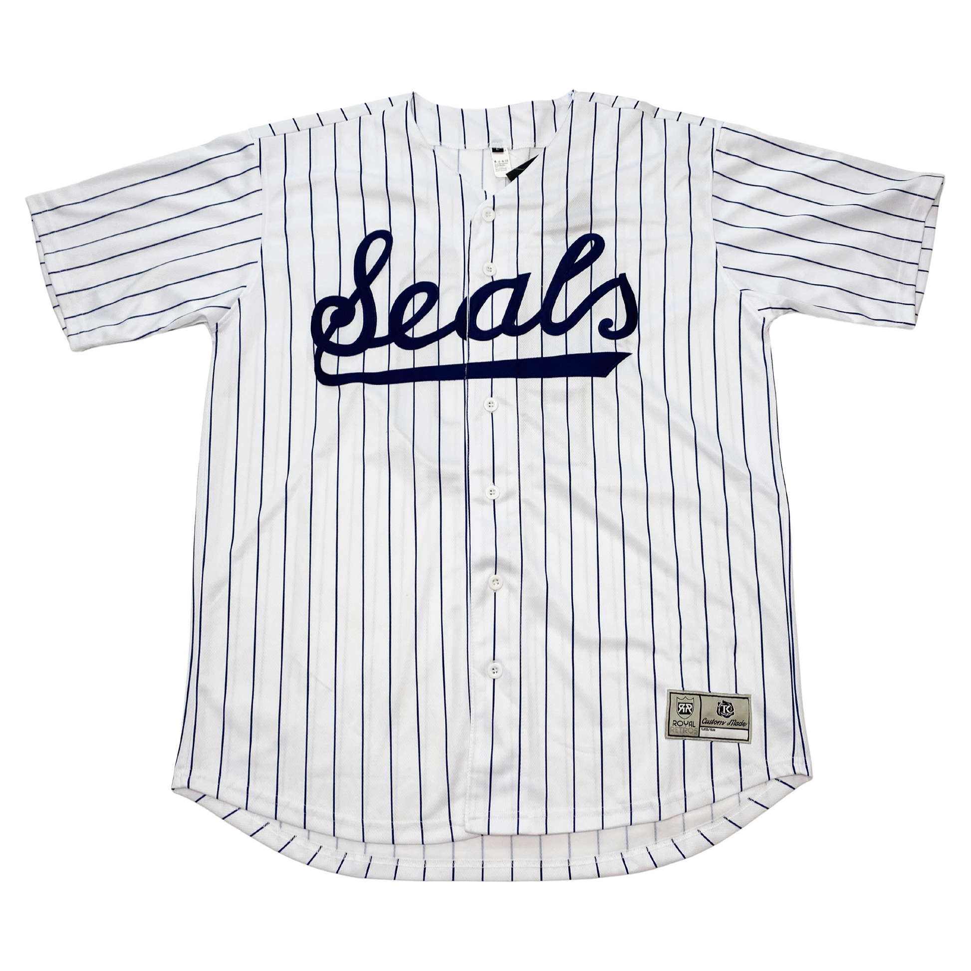 San Francisco Seals Baseball Jersey - Cream (1934) - XL - Royal Retros