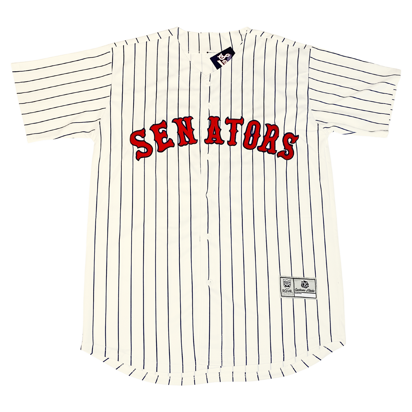 Cream Red-Navy CUSTOM Baseball Jersey -  Worldwide Shipping