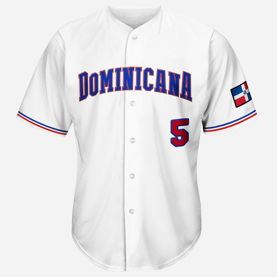 Dominican Republic Baseball Jersey Royal Retros