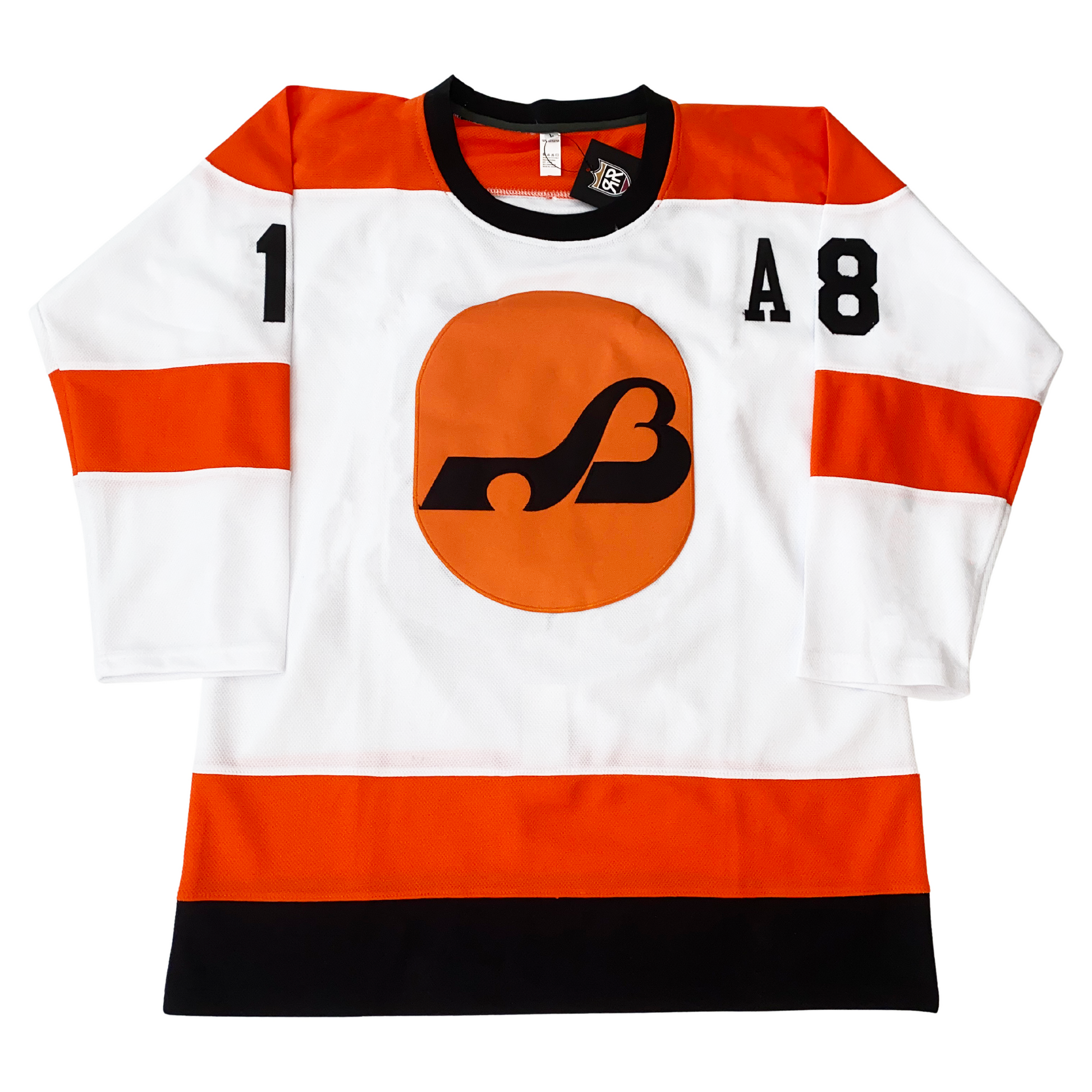 Edmonton Oilers Gear Logo Vintage NHL Crewneck Sweatshirt Orange / L
