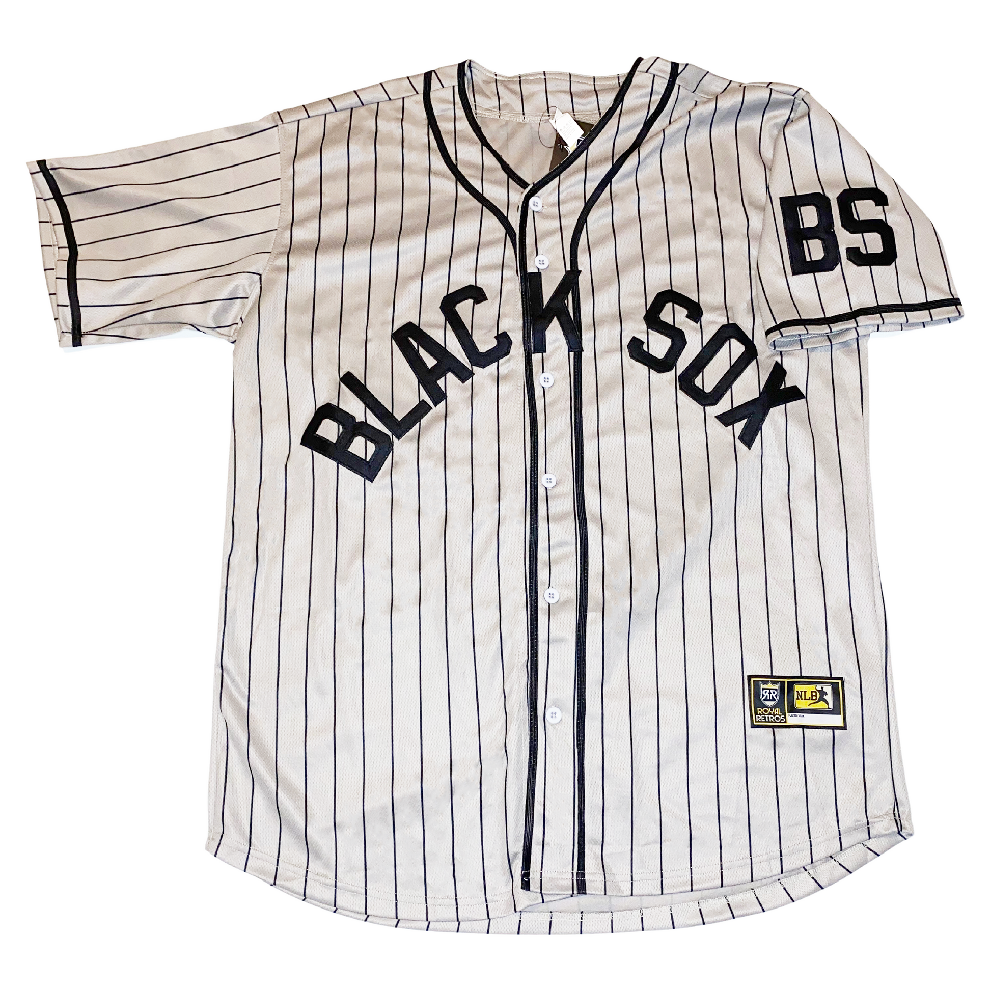 NLBM Negro League Baseball Jersey - NY Black Yankees Gray