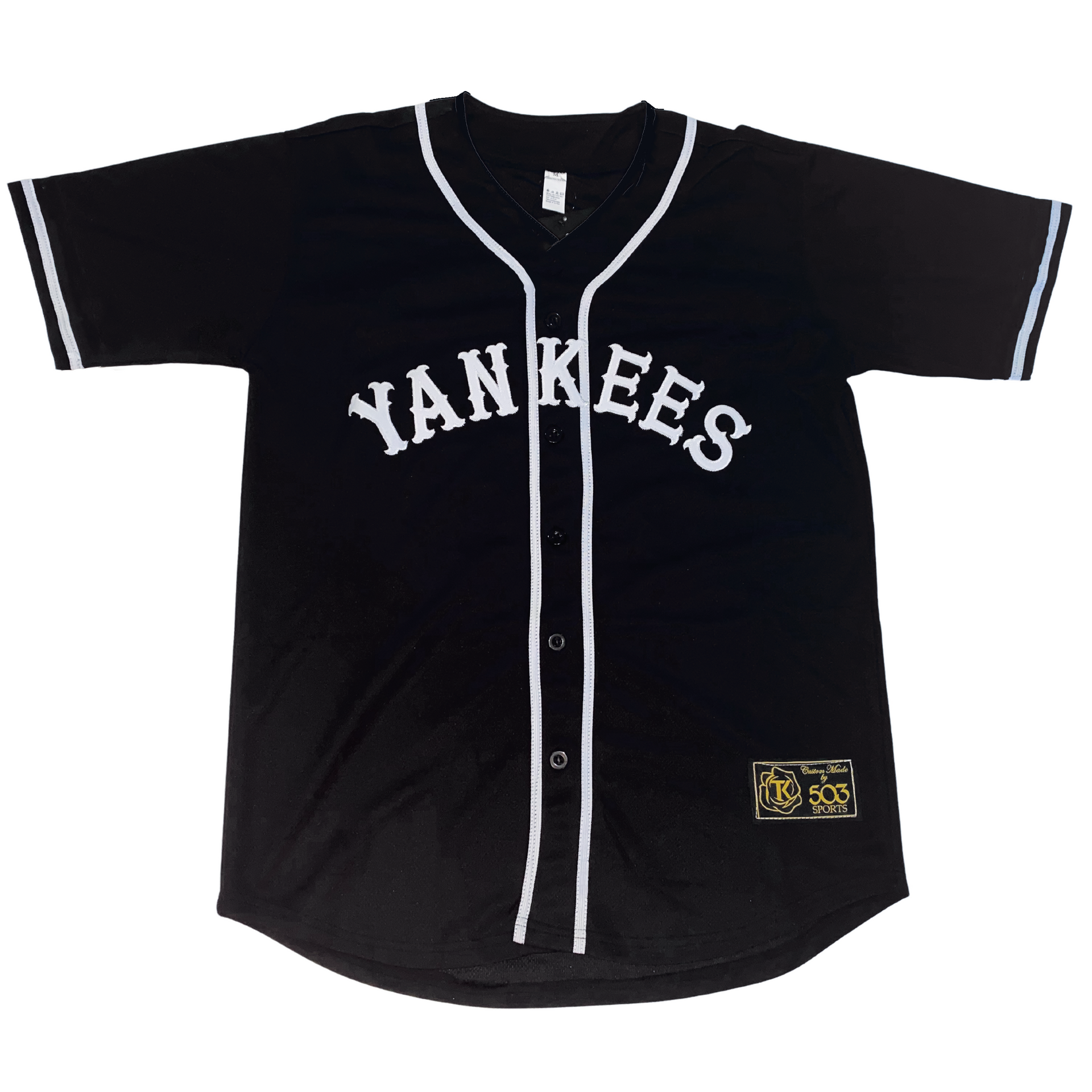 New York Black Yankees NLB Remix Jersey - 2XL - Royal Retros