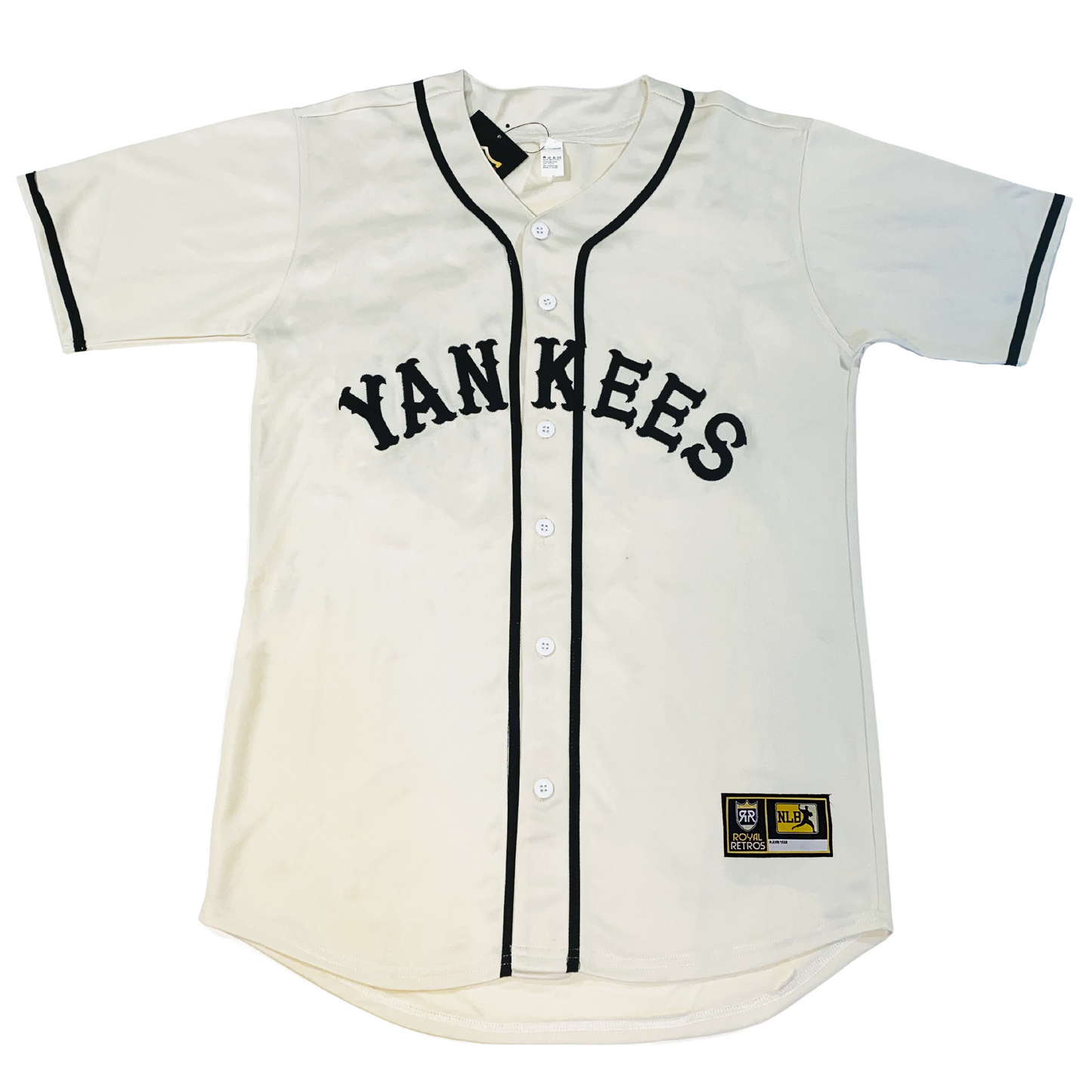 Headgear - New York Black Yankees Cream Pullover Jersey
