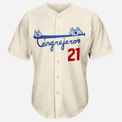 #21 Roberto Clemente Santurce Crabbers Puerto Rico Baseball Jersey Stitched 6 Colors