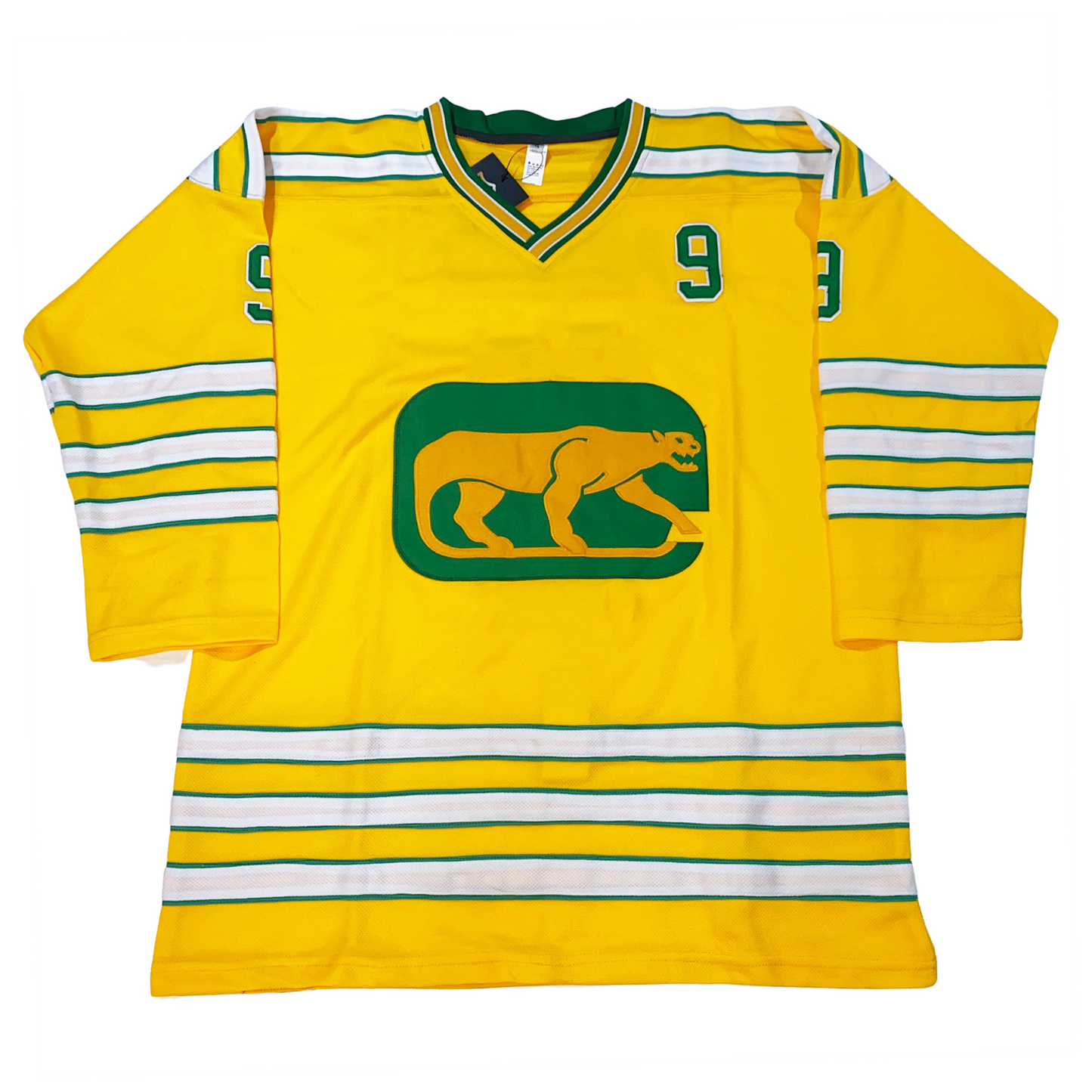  K-1 Sportswear Chicago Cougars Home White Vintage WHA Hockey  Jersey : Sports & Outdoors