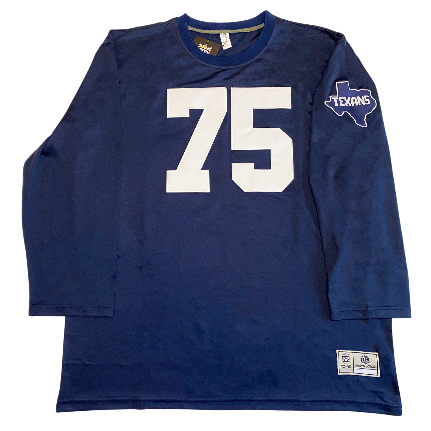 Dallas Texans Jersey - White (1960) - Cotton - 2XL - Royal Retros